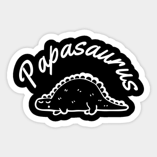 Papasaurus. A Cute Design For Dad. Sticker